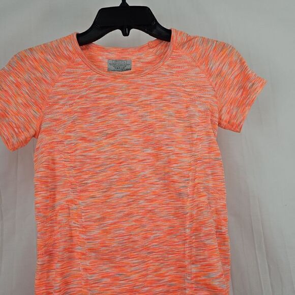 Athleta Women Athletic Fast Fastest Track Tee Top Size XS Orange Short Sleeve - Picture 4 of 8